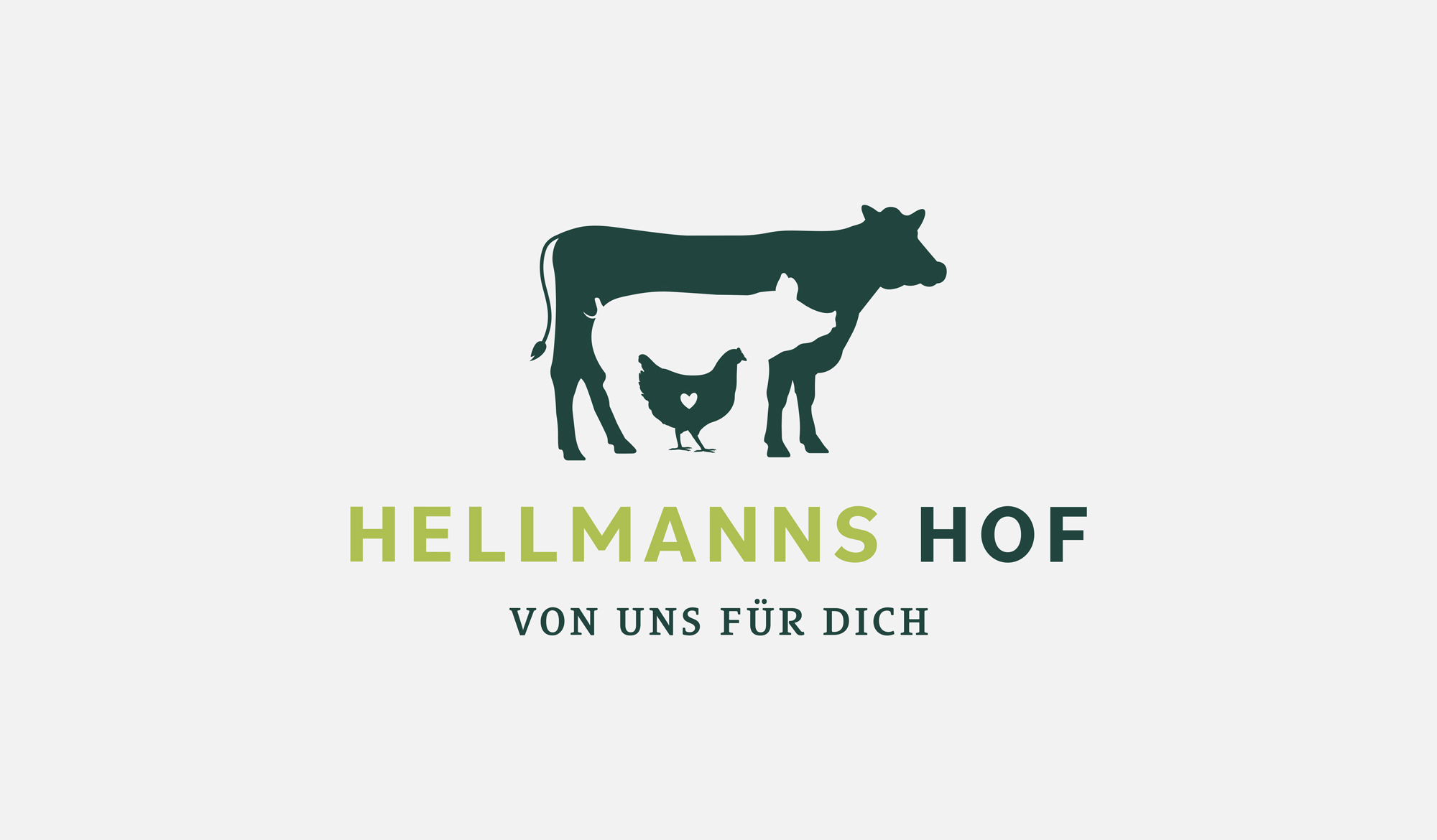 Hellmanns Hof, Logo auf Weiß
